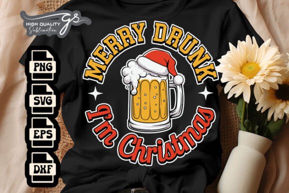 Christmas Merry Drunk I m Funny Beer SVG Review