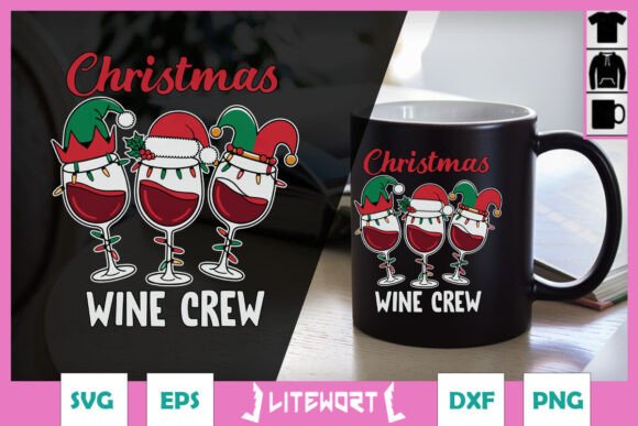 Christmas Wine Crew Funny Santa SVG Review