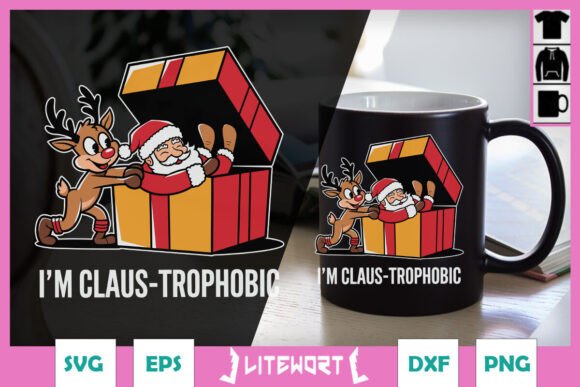Claus-trophobic Funny Christmas SVG: A Designer’s Real-World Embroidery Review