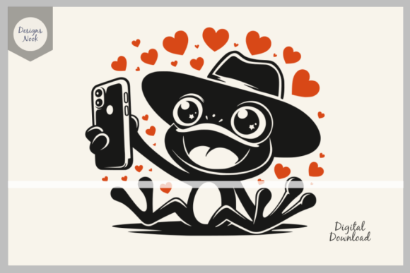 Frog SVG, Funny Animal Taking Selfie SVG Review