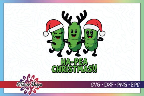 Ha-pea Christmas Funny Puns SVG Review