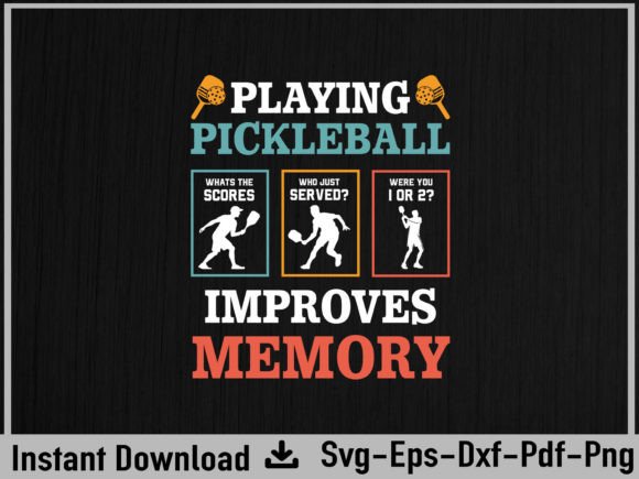 Playing Pickleball Svg Funny Gift Review