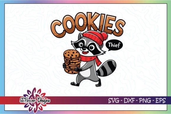 Raccoon Cookies Thief Funny Xmas SVG Review for Embroidery Designers