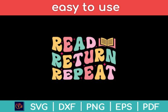 Read Return Repeat Funny Librarian Svg Review